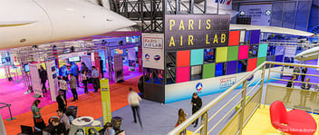 Paris trade show floor